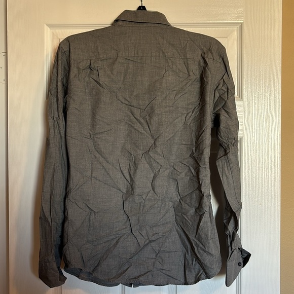 Teddy Stratford men’s gray long sleeve button down shirt size 1/Small - Picture 7 of 10